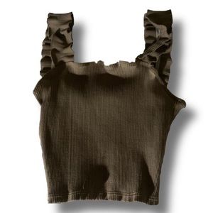 Ruffle crop top